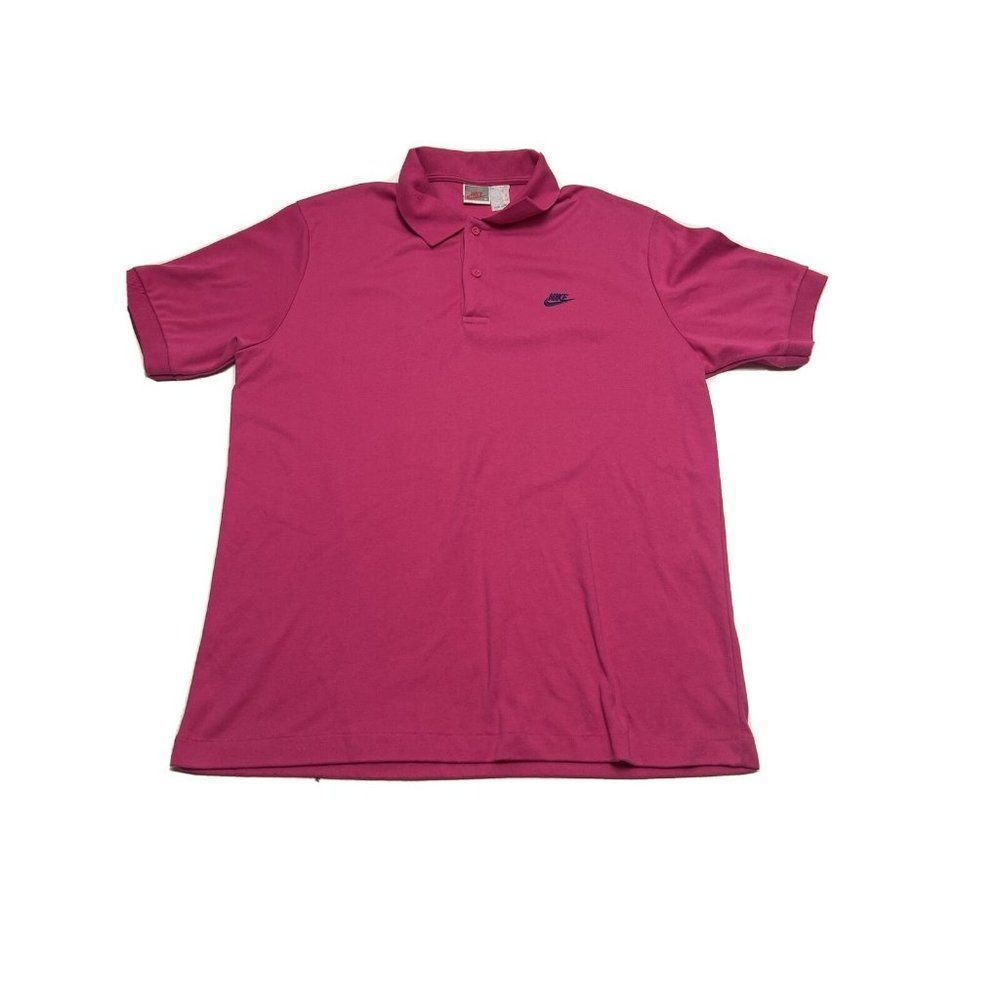 Vintage Nike Pink Golf Polo Mens Size Xl